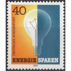 Vokietijos pašto ženklai (1979). Energijos taupymas