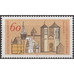 Vokietijos pašto ženklai (1980). Miestų istorija