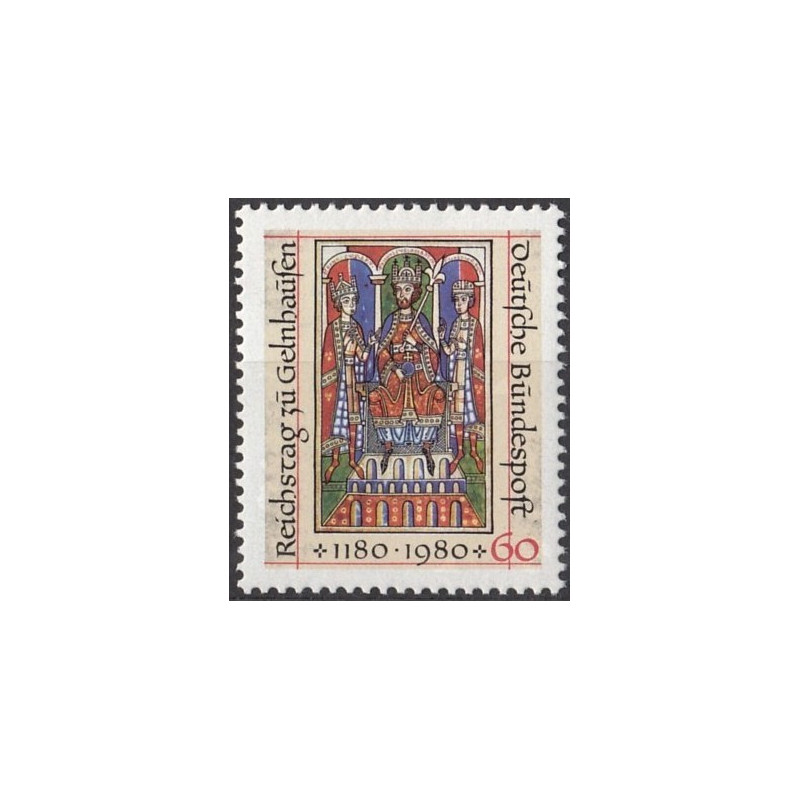 Vokietija 1980. Frydrichas I Barbarosa (Šventosios Romos imperijos imperatorius)