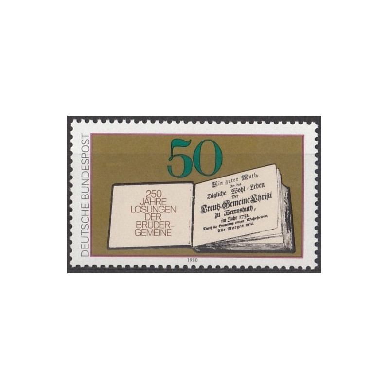 Germany stamps (1980) for sale. History of printing