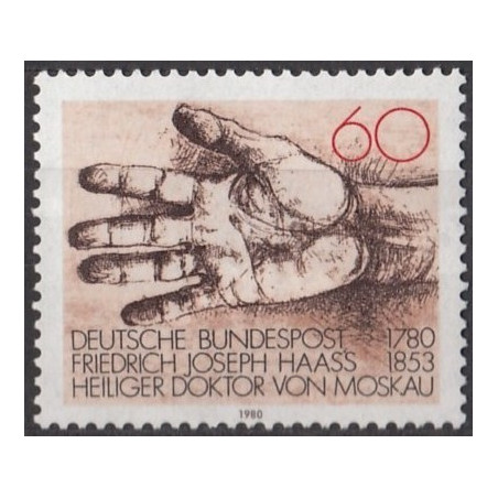 Vokietijos pašto ženklai (1980). Šventasis Maskvos daktaras