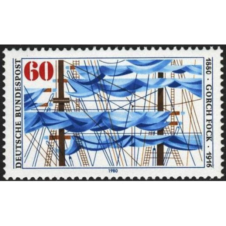 Vokietijos pašto ženklai (1980). Gorchas Fokas (rašytojas)