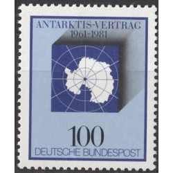 Vokietijos pašto ženklai (1981). Antarkties sutartis