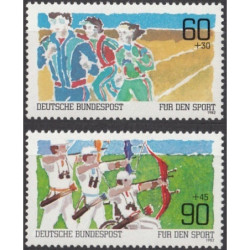 Vokietijos pašto ženklai (1982). Sportas