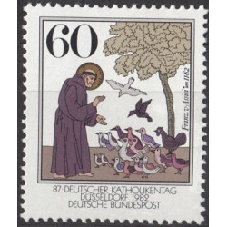 Vokietijos pašto ženklai (1982). Šv. Pranciškus Asyžietis