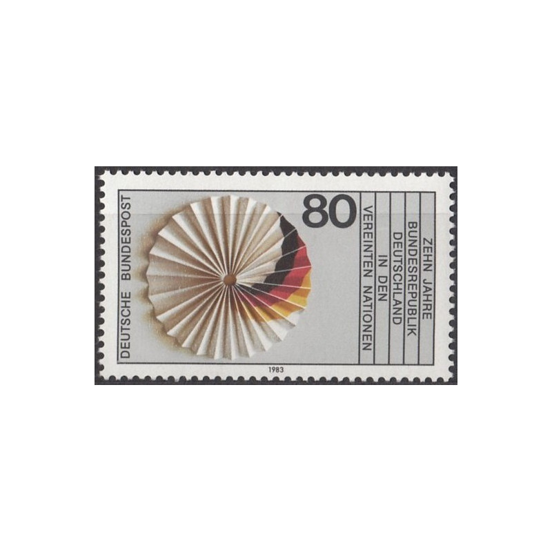 Vokietijos pašto ženklai (1983). Narystė Jungtinėse Tautose