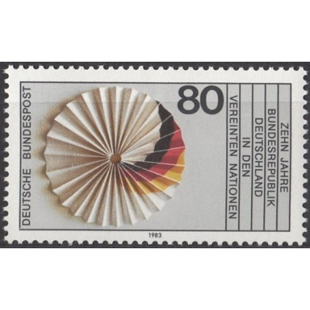 Vokietijos pašto ženklai (1983). Narystė Jungtinėse Tautose