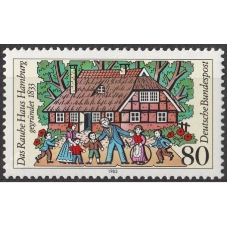 Vokietija 1983. Pirmoji prieglauda (slaugos namai) Hamburge