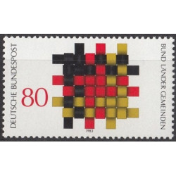 Vokietijos pašto ženklai (1983). Demokratijos pamatai