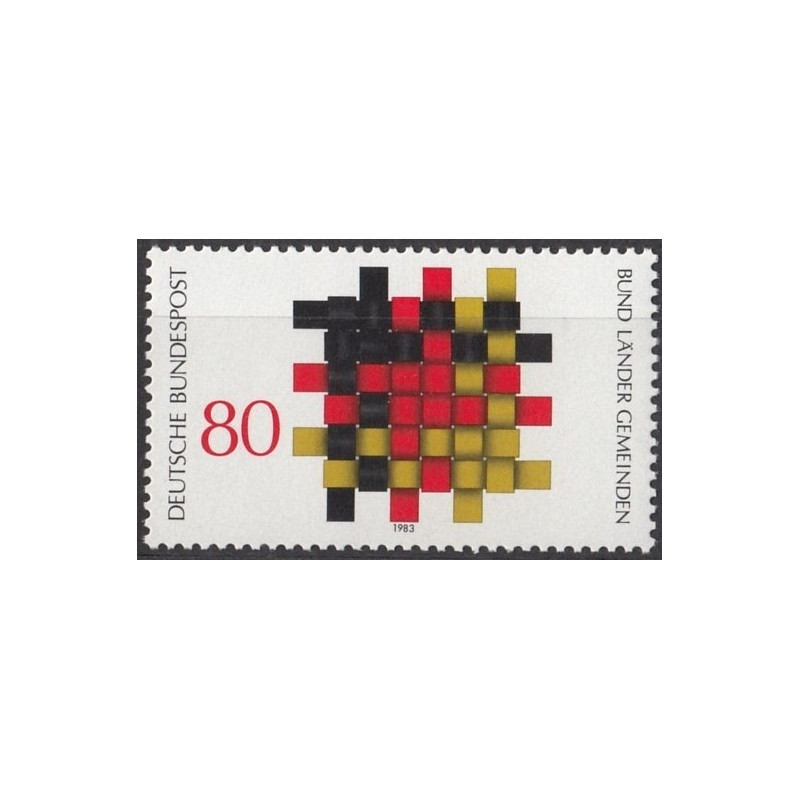 Vokietijos pašto ženklai (1983). Demokratijos pamatai