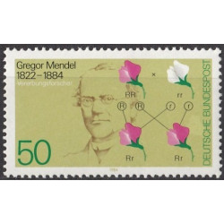 Vokietija 1984. Gregoras Mendelis (Austrijos vienuolis augustinas, genetikos pradininkas)