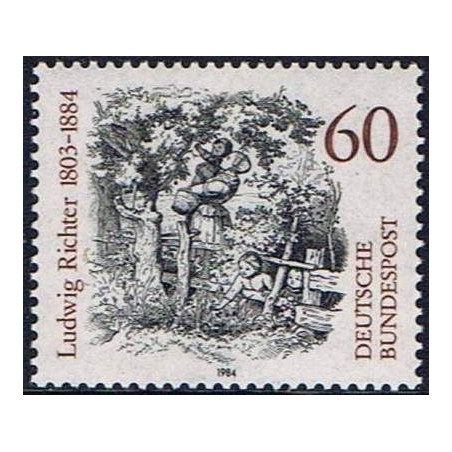 Vokietijos pašto ženklai (1984). Paveikslas (knygos iliustracija)