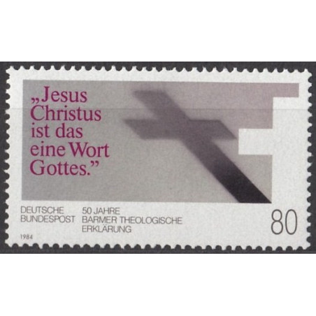 Vokietija 1984. Barmeno Deklaracija (bažnyčios atskyrimas nuo nacių valdžios)