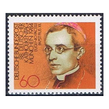Vokietijos pašto ženklai (1984). Popiežius Pijus XII