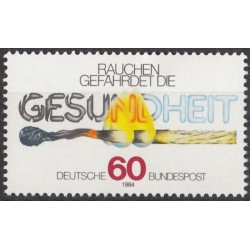 Vokietijos pašto ženklai (1984). Kova prieš rūkymą