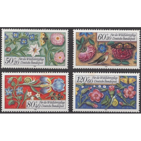 Vokietijos pašto ženklai (1985). Miniatiūros