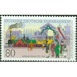 Vokietijos pašto ženklai (1985). Geležinkelių transporto istorija