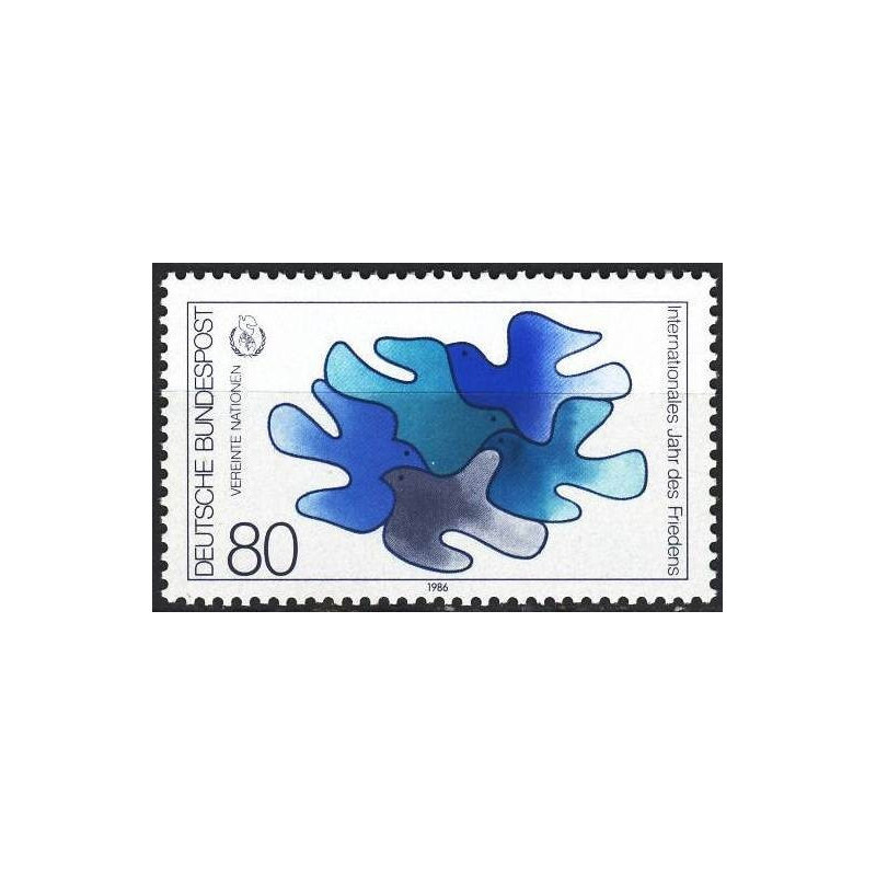 Vokietijos pašto ženklai (1986). Tarptautiniai taikos metai