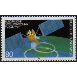 Vokietijos pašto ženklai (1986). Europos palydovai
