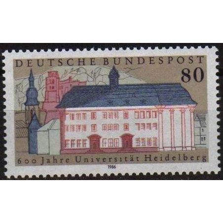 Vokietijos pašto ženklai (1986). Heidelbergo universitetas