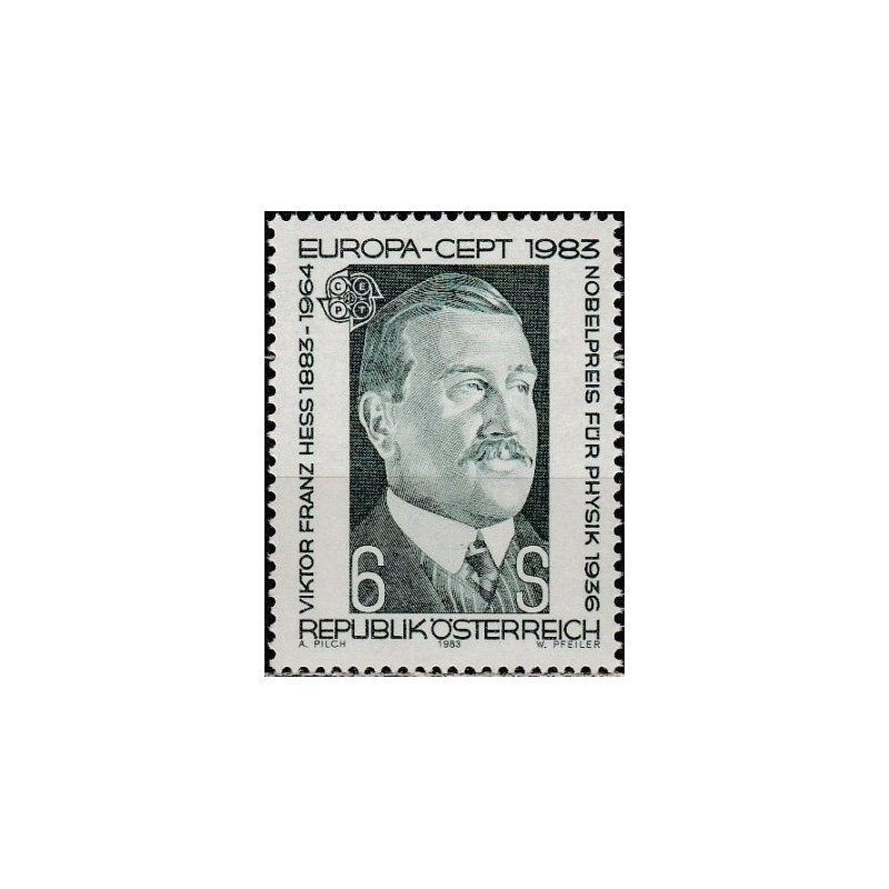 Austrija 1983. Žmonijos išradimai: Nobel premijos laureatas (fizikas)