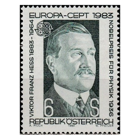 Austrija 1983. Žmonijos išradimai: Nobel premijos laureatas (fizikas)