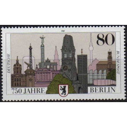Vokietijos pašto ženklai (1987). Berlynui 750 metų