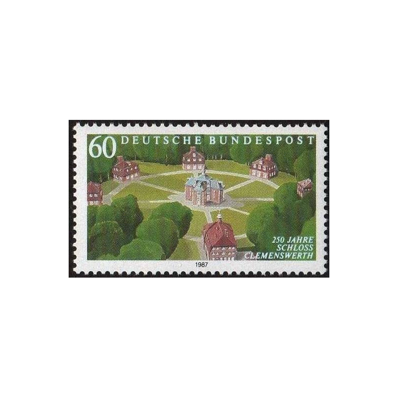 Vokietija 1987. Klemensverto rūmai (medžioklės kompleksas)