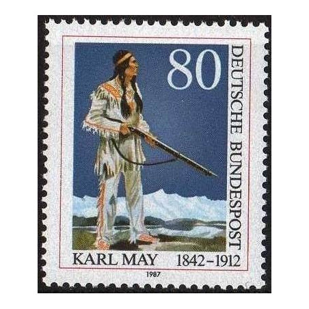 Germany stamps (1987) for sale. Winnetou (fictional Native American hero)