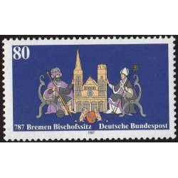 Vokietijos pašto ženklai (1987). Bremeno vyskupija