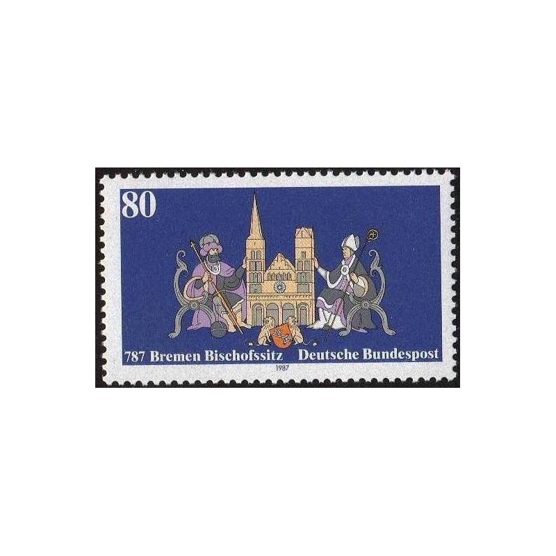 Vokietijos pašto ženklai (1987). Bremeno vyskupija