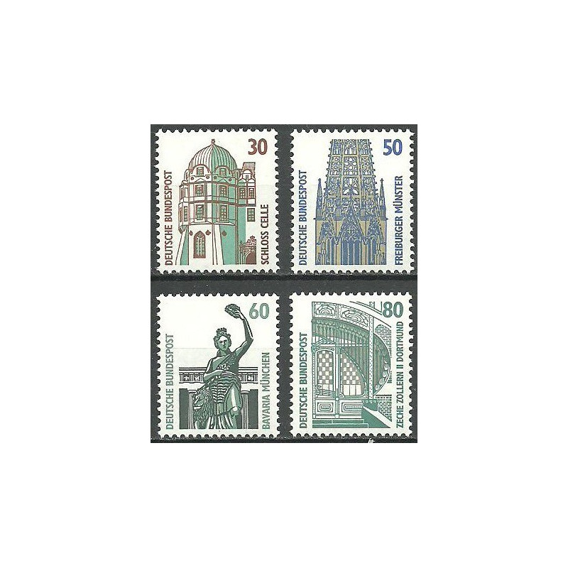 Vokietijos pašto ženklai (1987). Standartinė serija (turizmas)