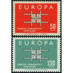Turkijos pašto ženklai (1963) - Fantastiškos Europa ženklų kainos‎