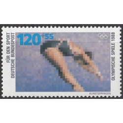 Vokietijos pašto ženklai (1988). Seulo vasaros olimpinės žaidynės