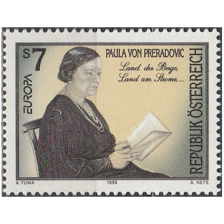 Austrijos pašto ženklai (1996). Garsios moterys: rašytoja