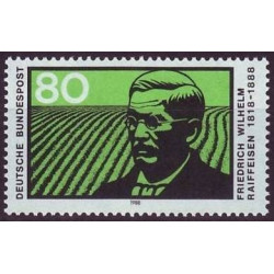 Vokietija 1988. Frydrichas Raifaisenas (kredito unijų sumanytojas)