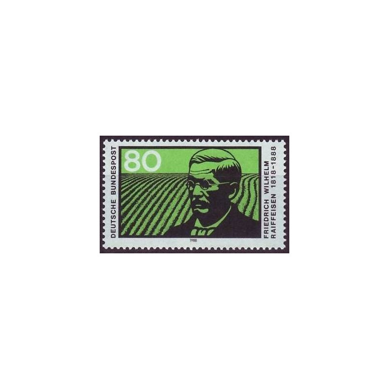 Vokietija 1988. Frydrichas Raifaisenas (kredito unijų sumanytojas)