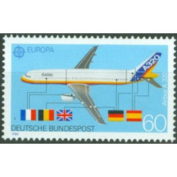 Vokietijos pašto ženklai (1988). Airbus A320