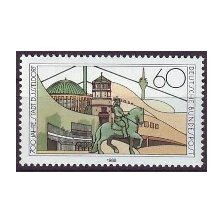 Vokietijos pašto ženklai (1988). Miestų istorija (Diuseldorfas)