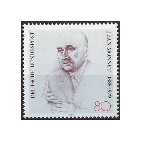 Vokietijos pašto ženklai (1988). Žanas Mone (prancūzų politikas)