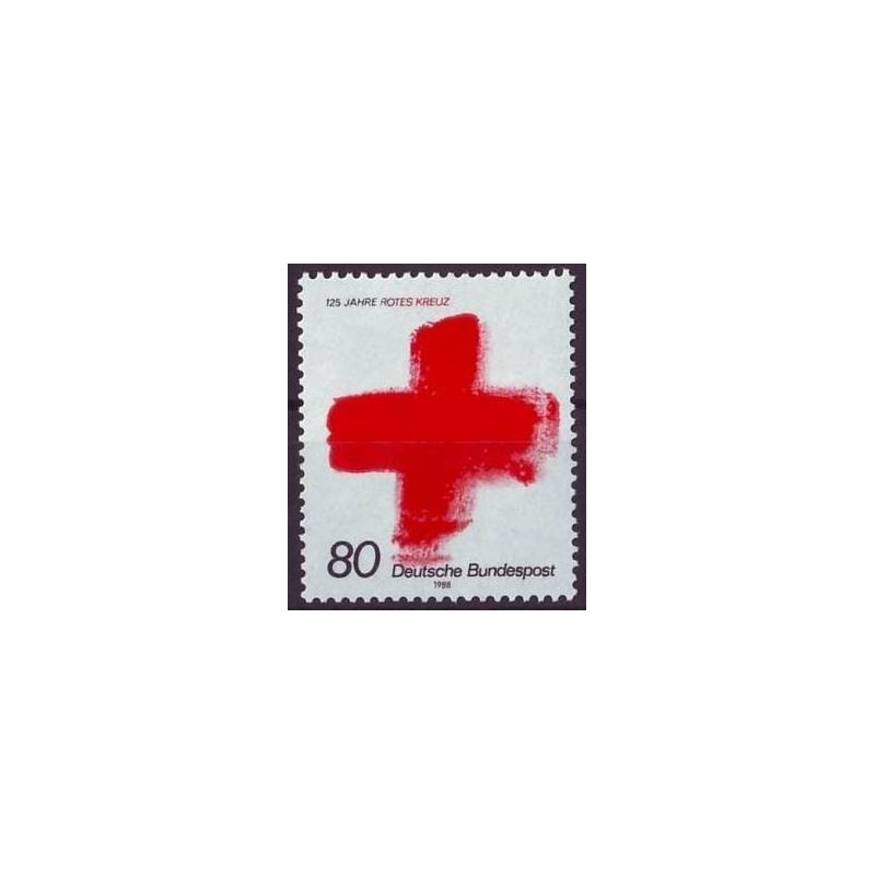 Vokietijos pašto ženklai (1988). Raudonasis Kryžius
