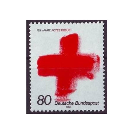 Vokietijos pašto ženklai (1988). Raudonasis Kryžius