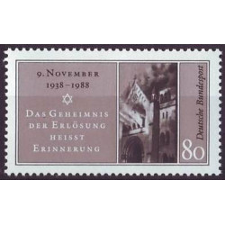 Vokietijos pašto ženklai (1988). Krištolinė naktis