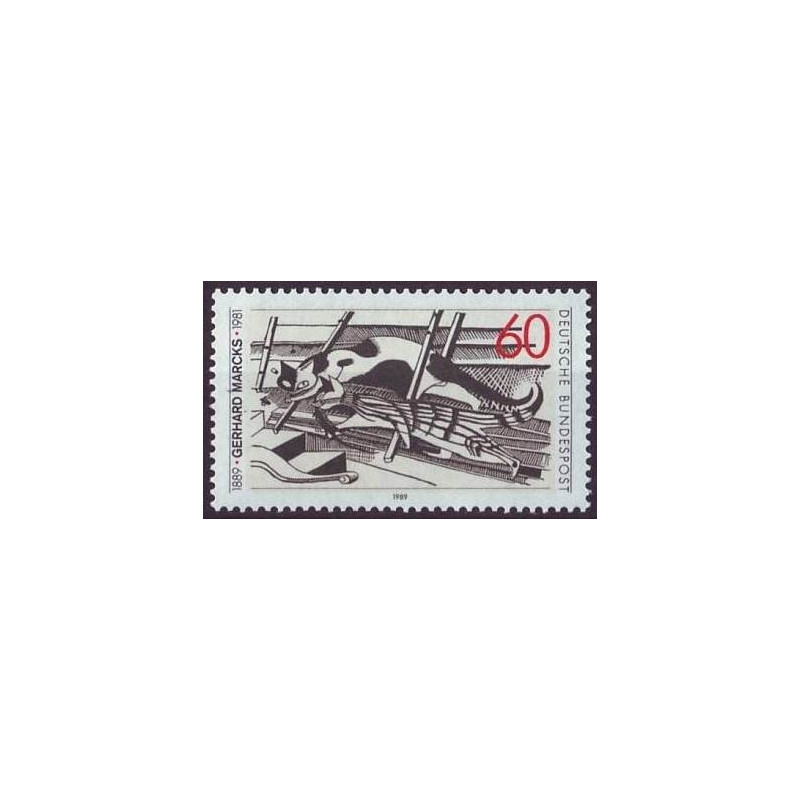 Vokietijos pašto ženklai (1989). Paveikslas