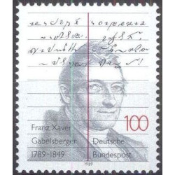 Vokietijos pašto ženklai (1989). Žymūs žmonės