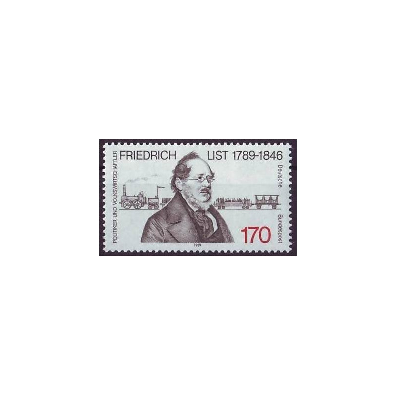 Germany stamps (1989) for sale. Friedrich List (German economist)