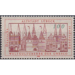Vokietija 1990. Architektūros paveldas (Liubeko senamiestis)