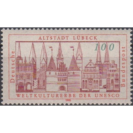 Germany stamps (1990) for sale. Architectural heritage (Lubeck oldtown)