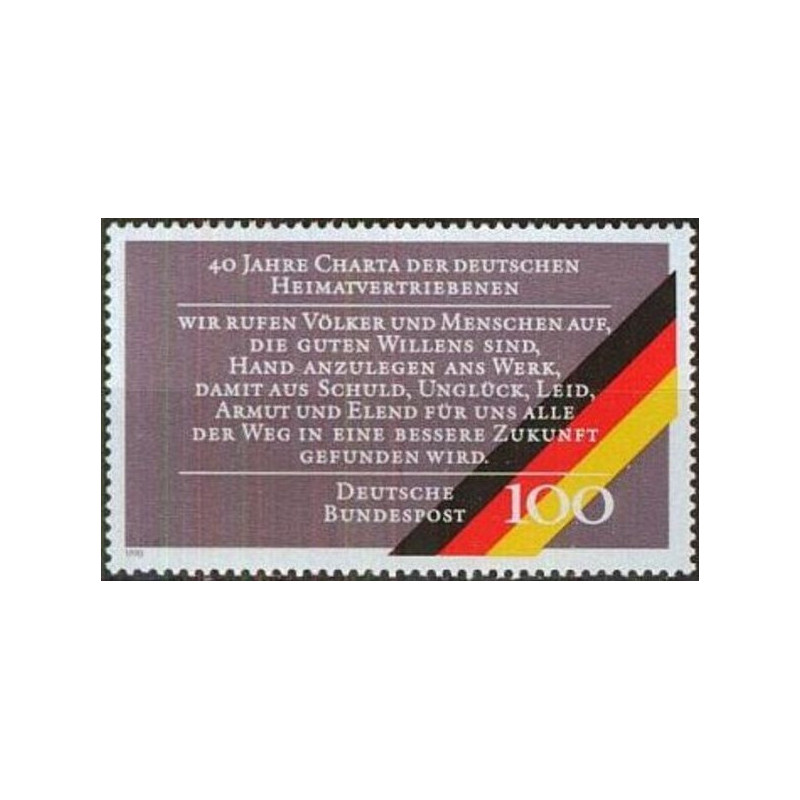 Germany stamps (1990) for sale. Charter of the German Expellees