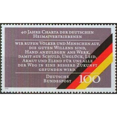 Germany stamps (1990) for sale. Charter of the German Expellees
